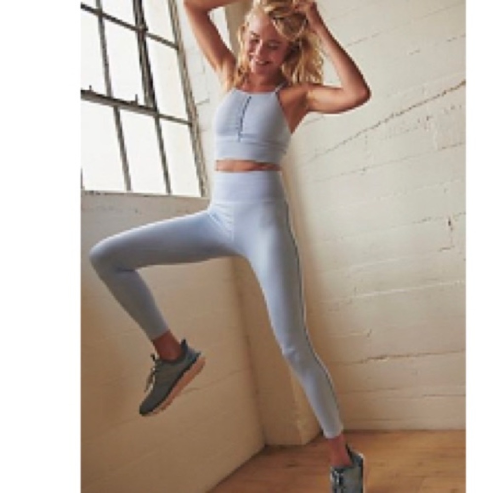 FP Movement by Free People Light Blue Leggings
